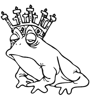 animal coloring pages, frog coloring pages