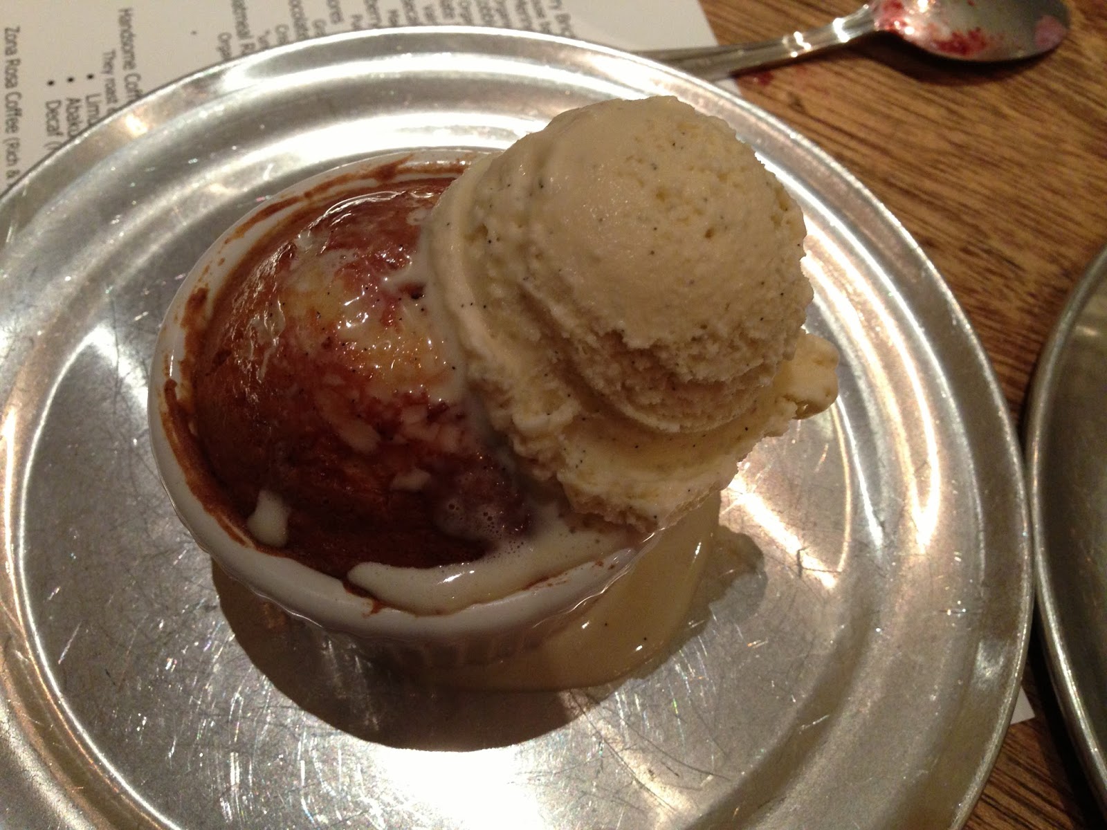 Enjoying Dessert at Ramekin LA Explorer