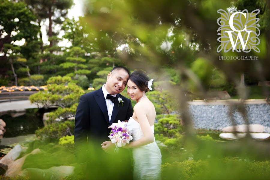wedding earl burns japanese garden