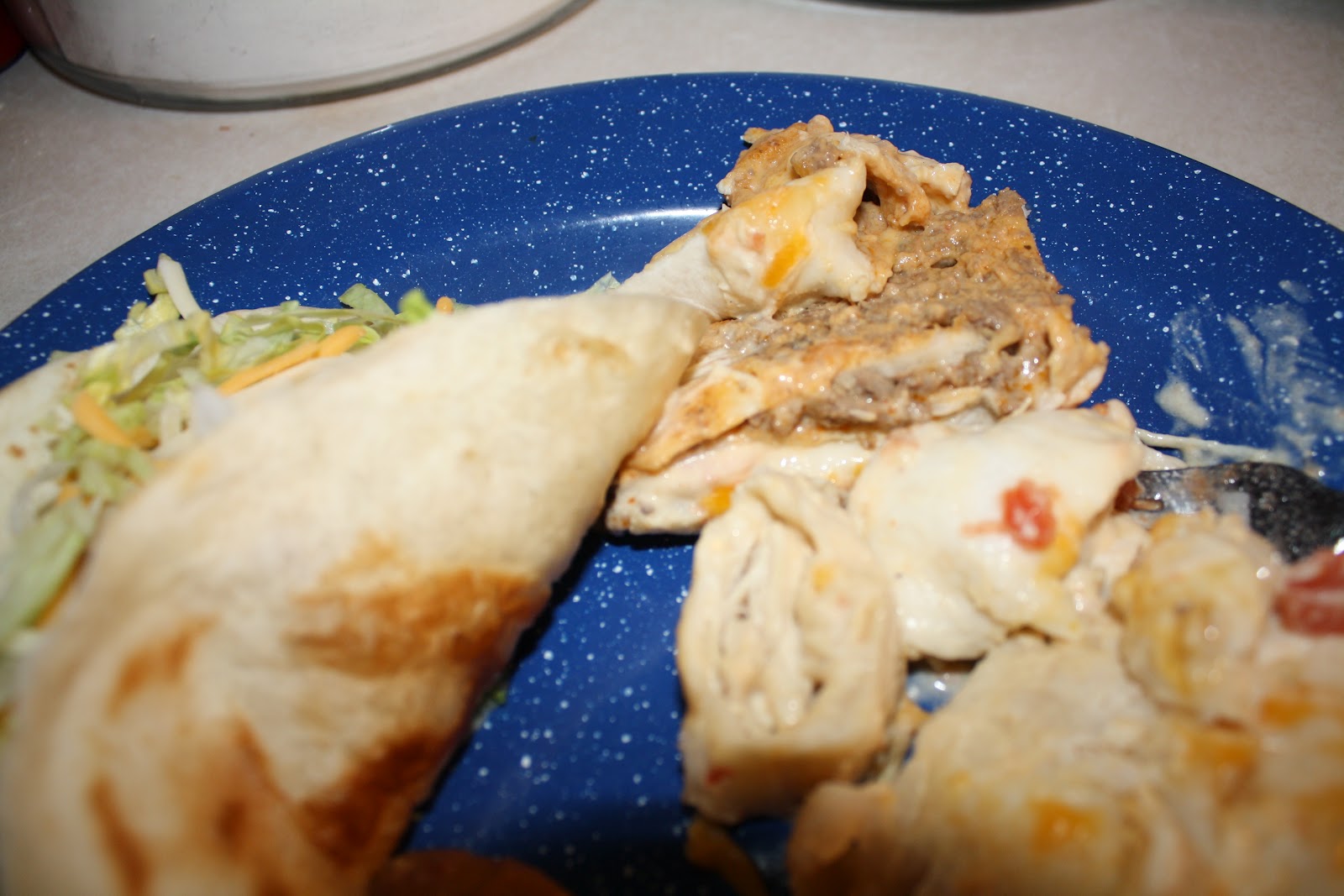 I Have A Big Story To Tell Cheesy Beef Enchiladas