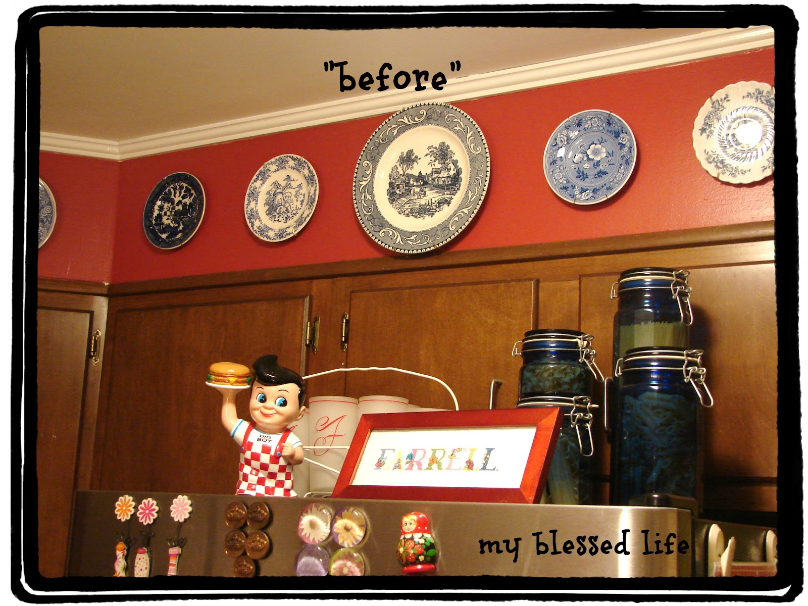 Can you spray paint kitchen cabinets Red Kitchen Walls