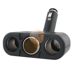 Three-Way Car Cigarette Lighter Socket Splitter