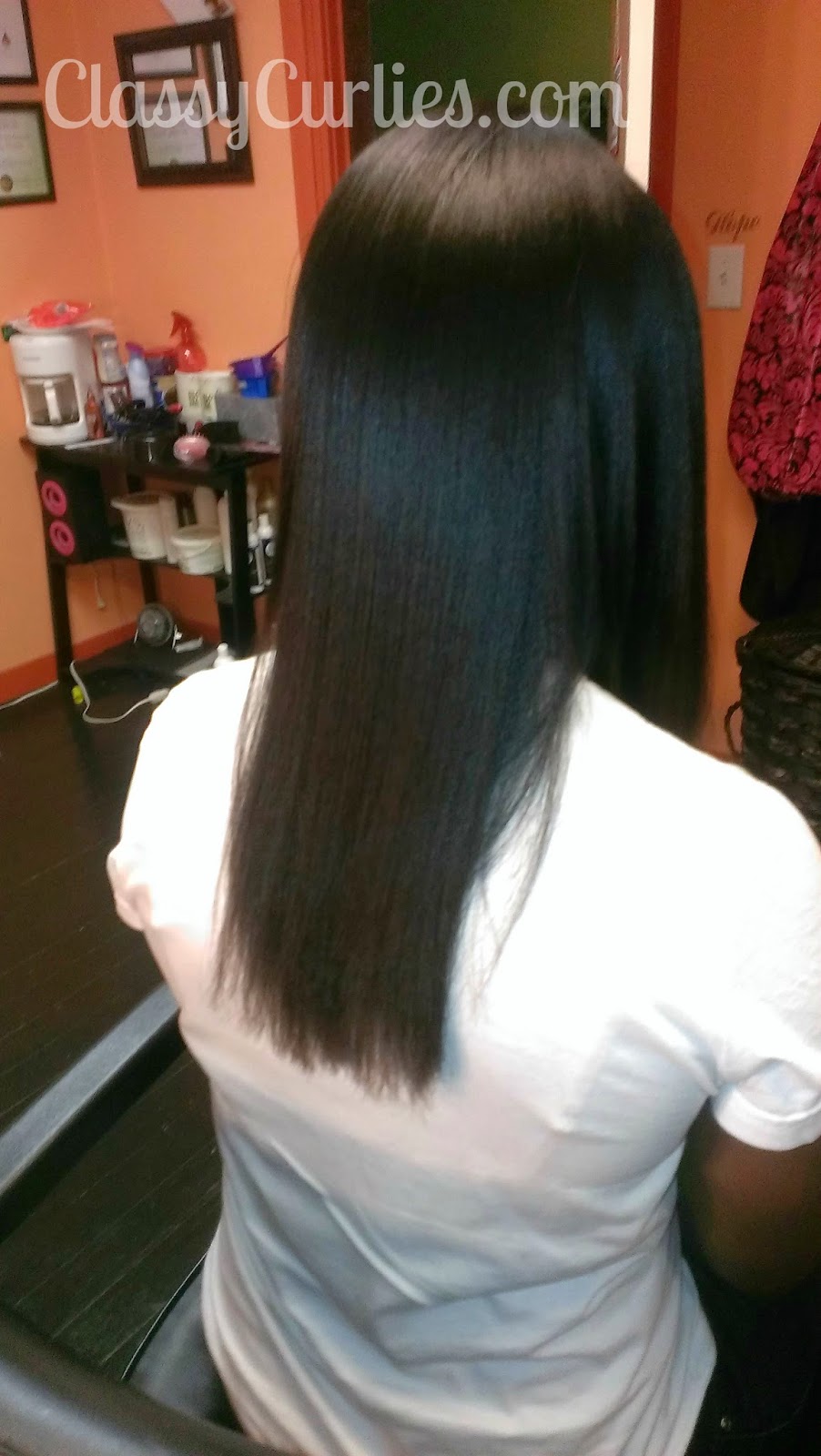 Natural Hair: Flat Ironed Hair Four Years Natural