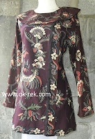 blus batik busana muslim
