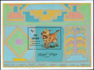 1994年ガンビア共和国　ケアーン・テリアの切手シート