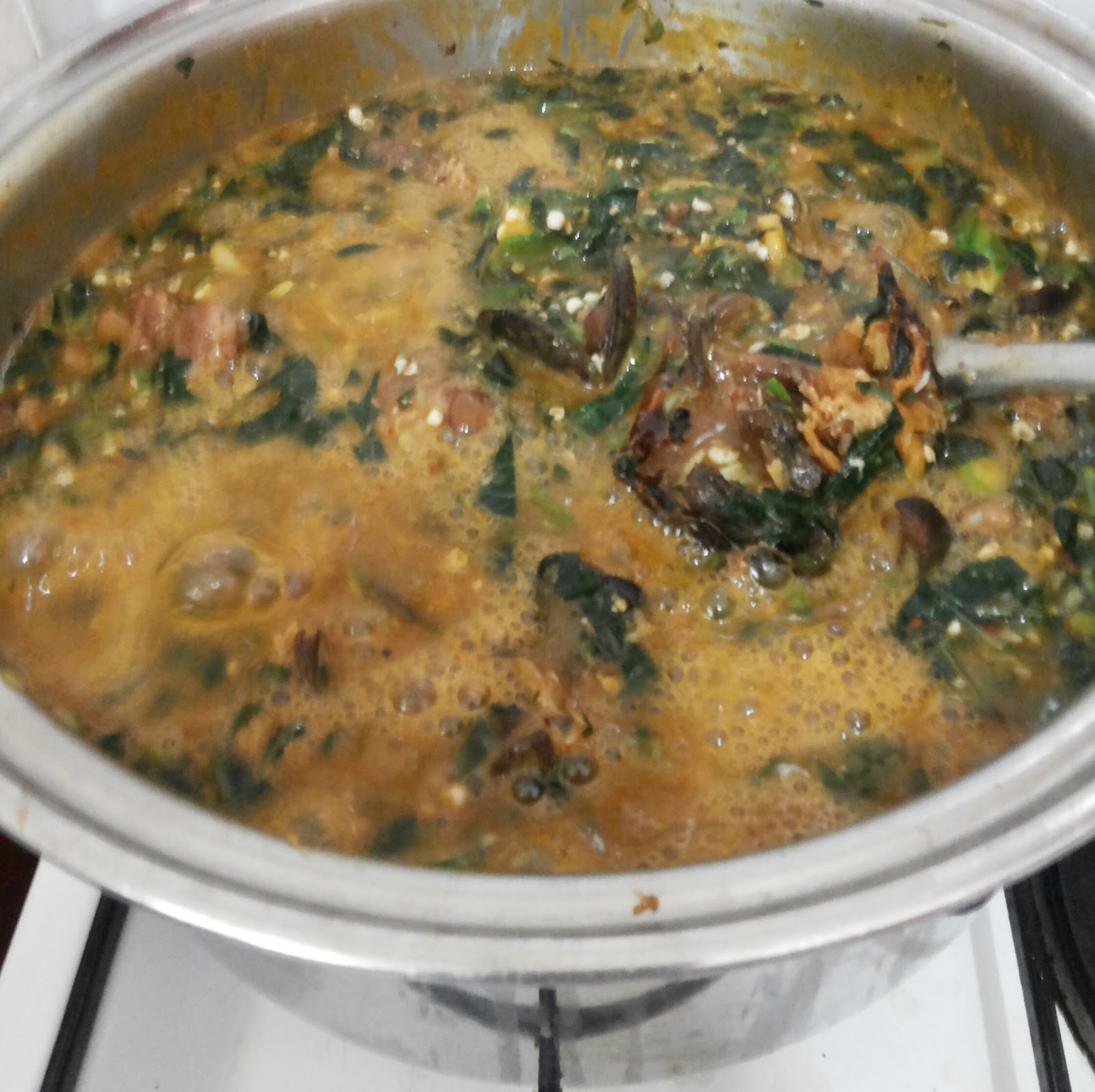 Okra, Ugu, Ogbono Soup Recipe With Cooking Pictures To make this weekend