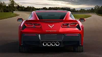 The 2014 Chevrolet Corvette Stingray back