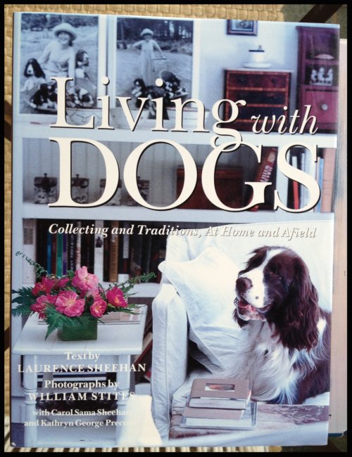 Living with Dogs Coffee Table Book Content in a Cottage