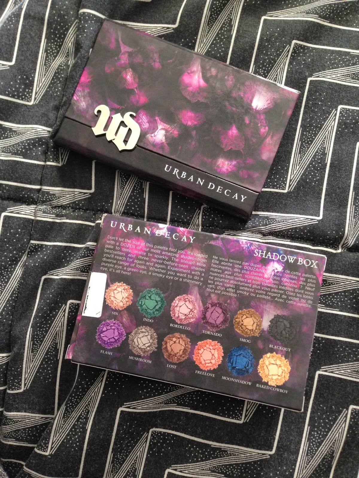 Kiss and Make up Review Urban Decay Shadow Box