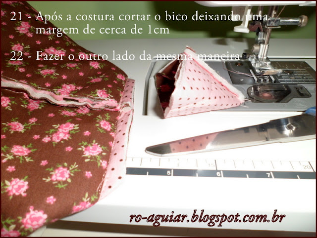 organizador de bolsa em patchwork com PAP (DIY)