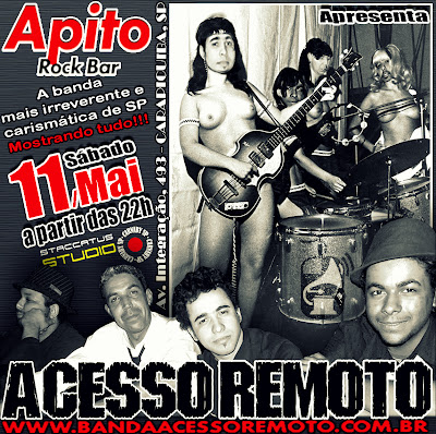 Banda Acesso Remoto no Apito Rock Bar, Carapicuiba, SP