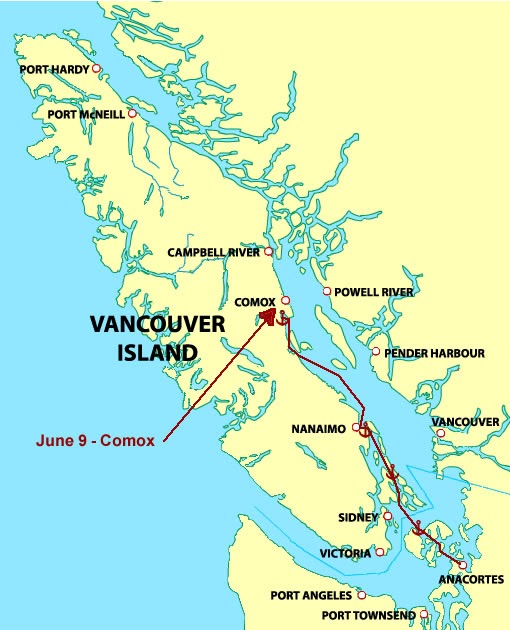 Cruising with Phoenix Nanaimo to Comox