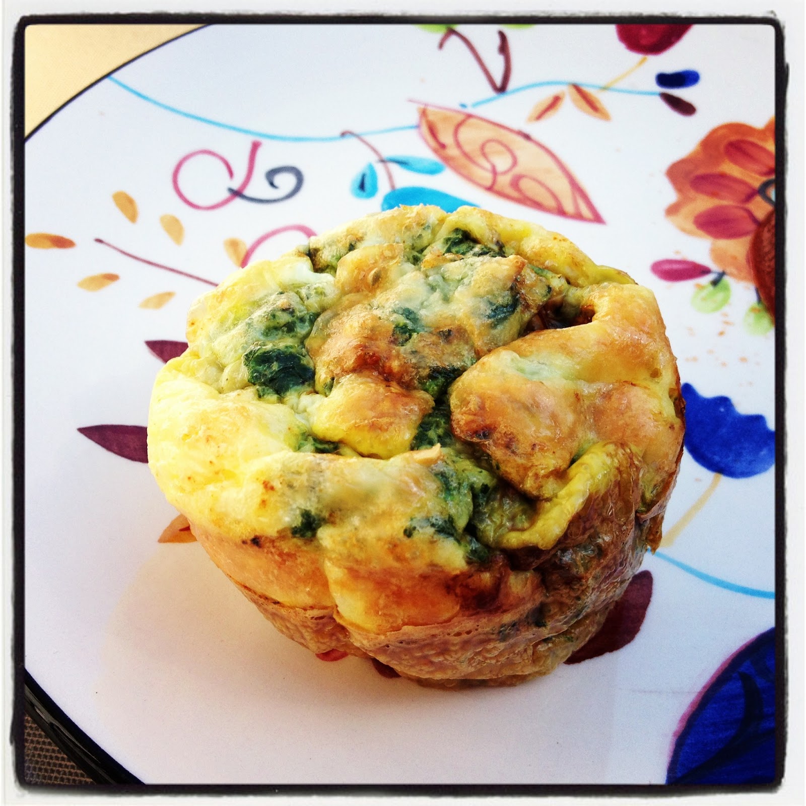 BLT Foodies Easy Spinach and Parmesan Egg Muffins