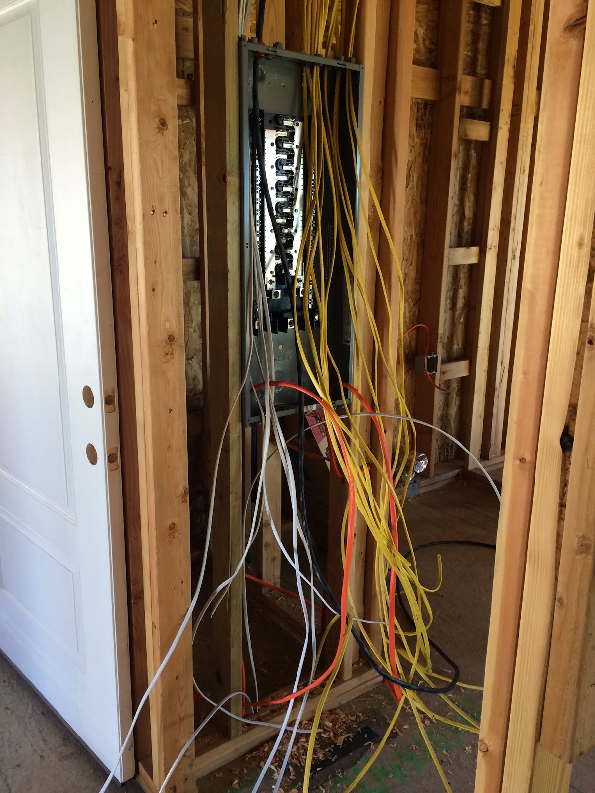 Energy Efficiency House Exterior Concrete, Electrical RoughIn, and