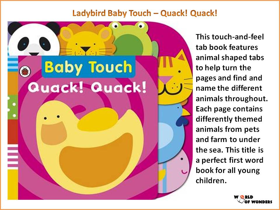 World of Wonders Ladybird Baby Touch Board Books
