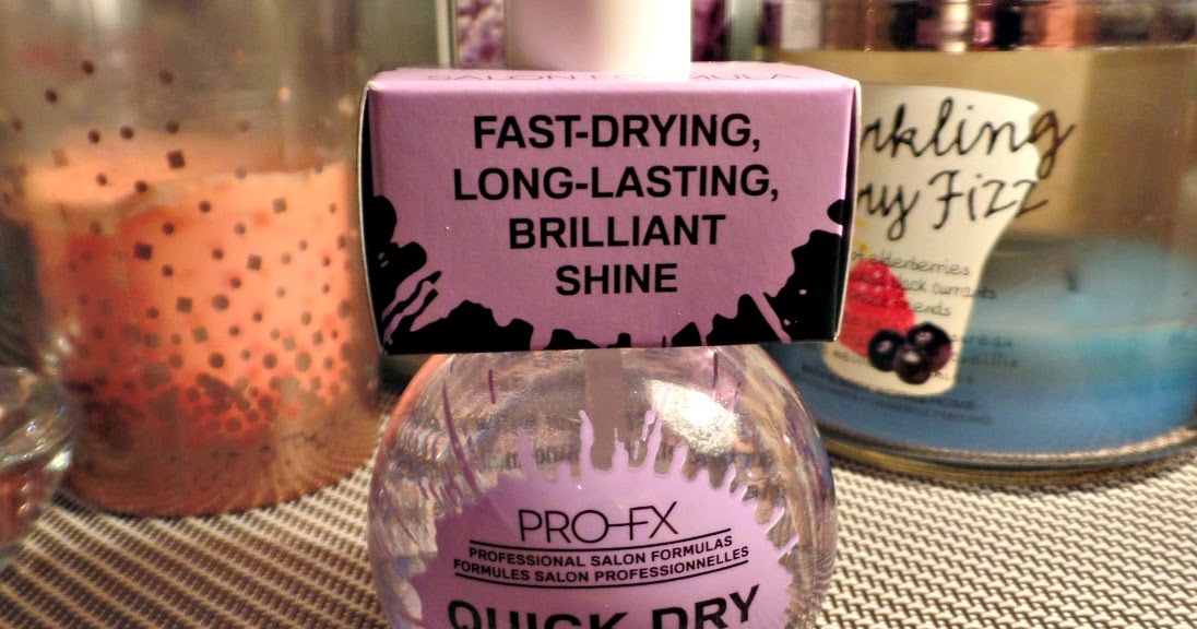Makeup is Delicious!! ProFX Quick Dry High Gloss Top Coat Review