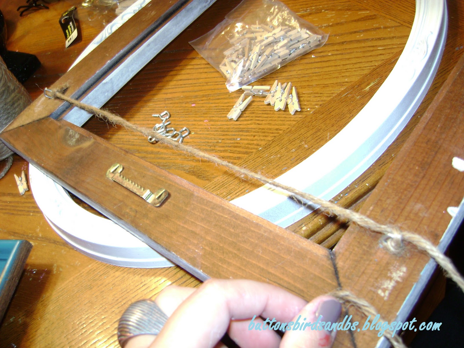 Buttons Birds & BS Frames and Twine...