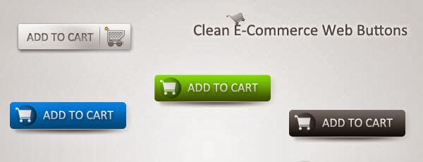 Clean E-Commerce Web Buttons Clean E-Commerce Web Buttons