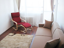 1 double room has 1 double sofa and 1 double bed-double wardrobe and balcony of nişantaşı view