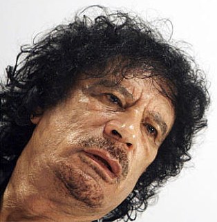 Portrait Of Gaddafi