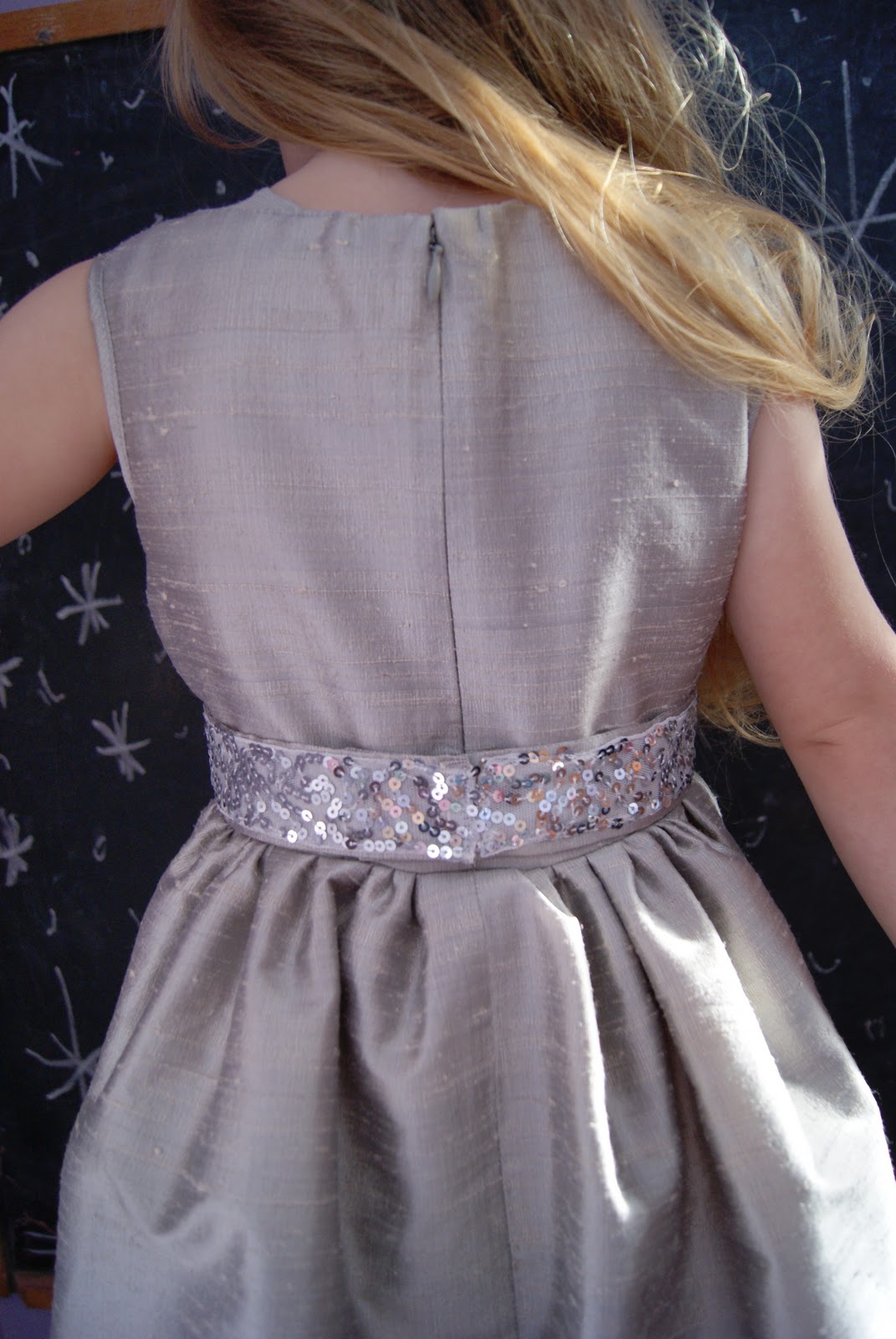 nest full of eggs Jingle Bell Dress Tutorial