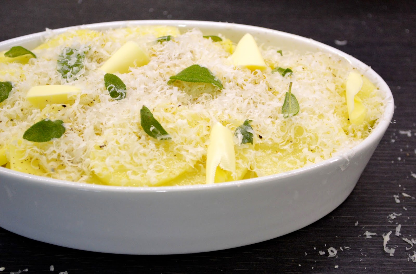 Kitchen Delights Potato Boulangère Cooked in a Steam Combination Oven