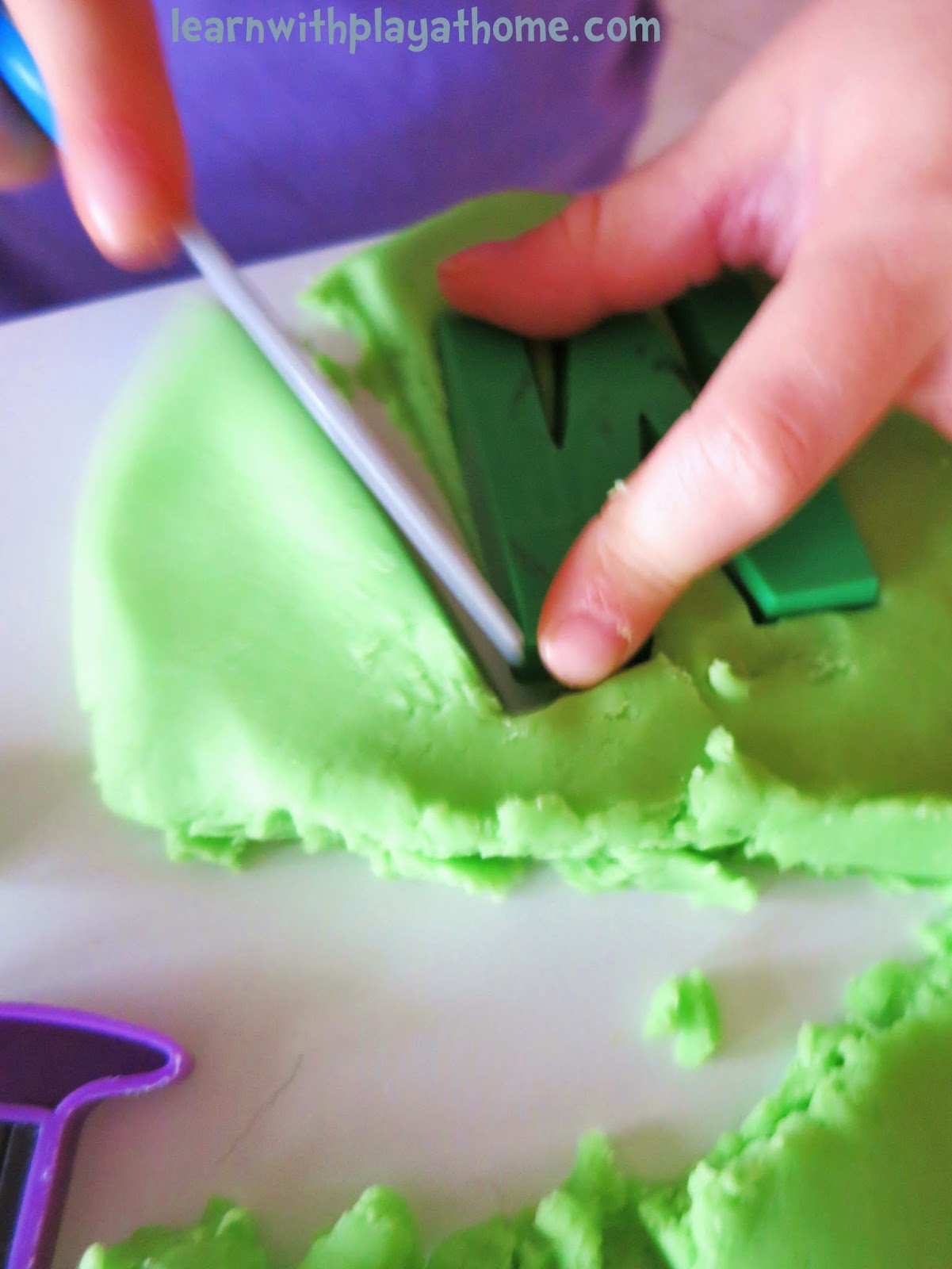 Learn with Play at Home Invitation to Play and Learn with Playdough