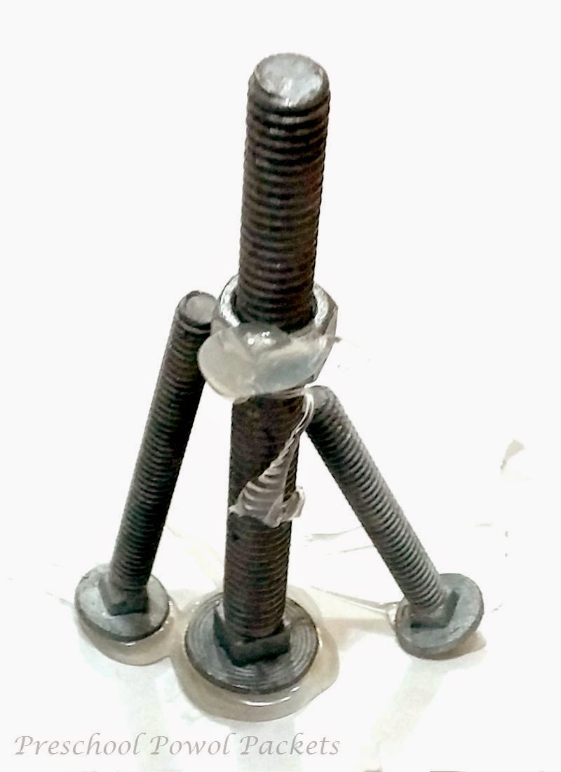 Nuts & Bolts Sculptures Preschool Powol Packets