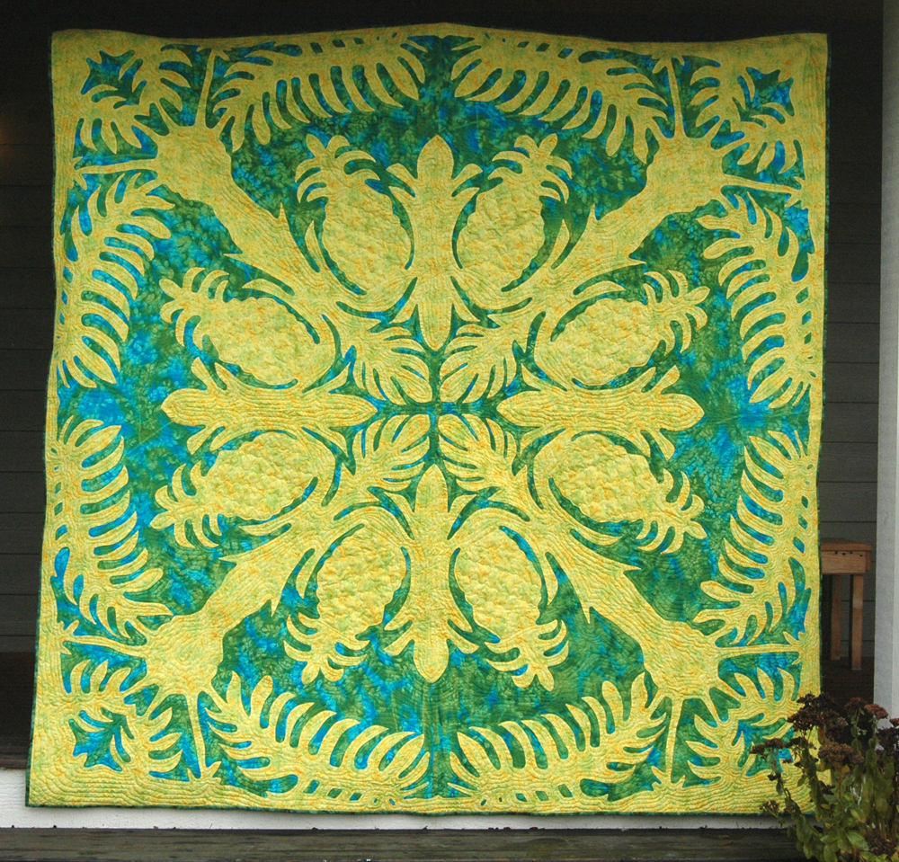 Stitchnquilt Hawaiian Pineapple Quilt
