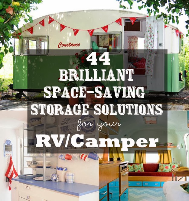 44 Cheap And Easy Ways To Organize Your RV/Camper DIY Craft Projects