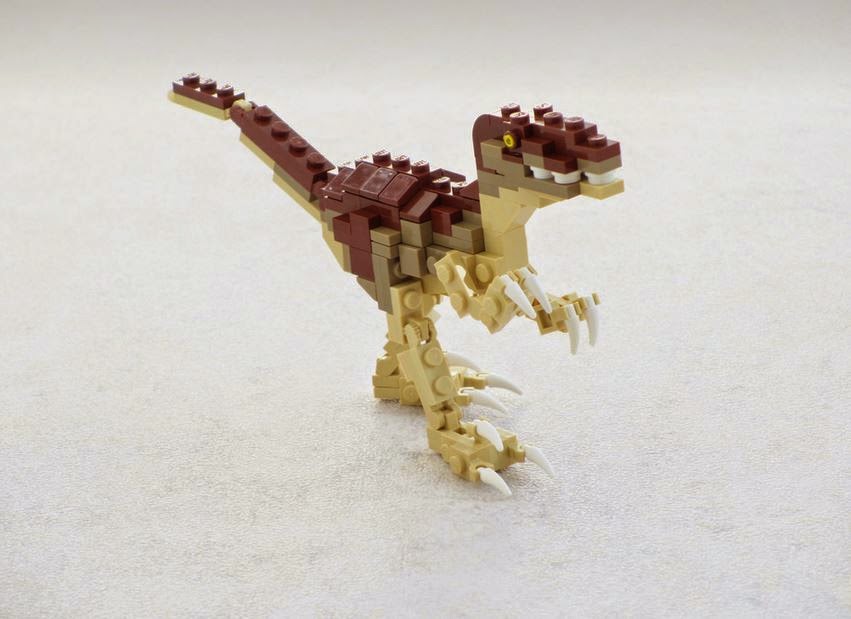 lego velociraptor moc