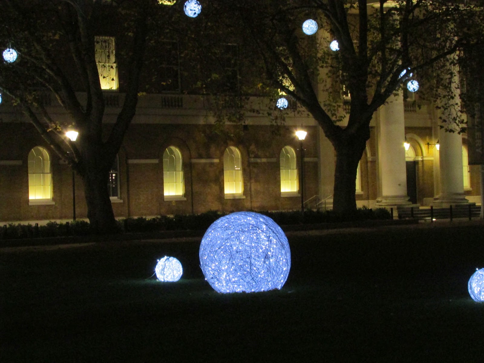 London in and around Christmas greenclothingstyle