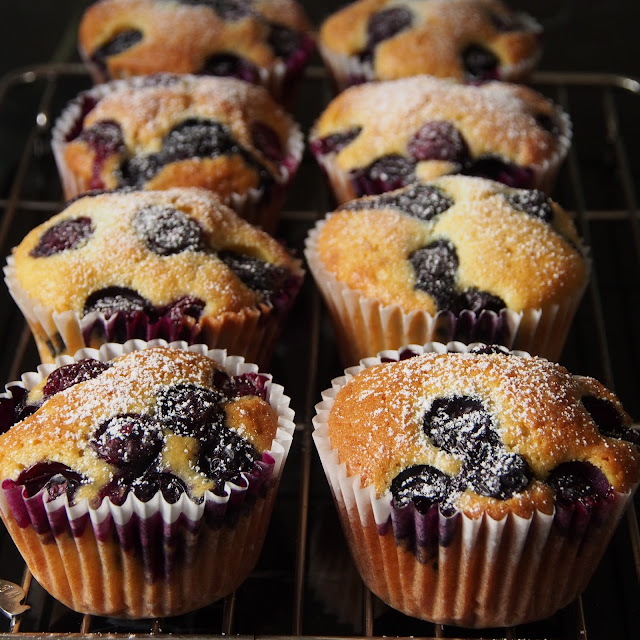 Simple Everyday Food Blueberry Cupcake