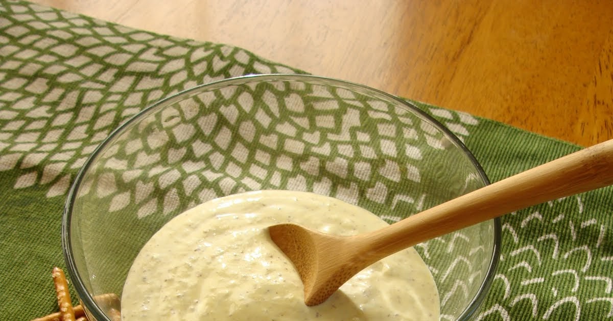 Just Cooking HorseradishHoney Mustard Pretzel Dip