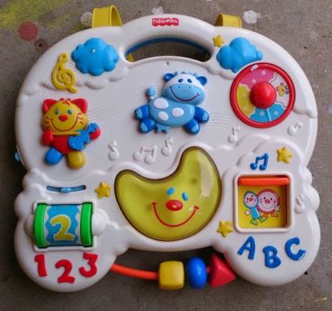 fisher price cot activity centre