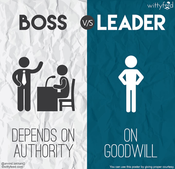 Boss VS Leader