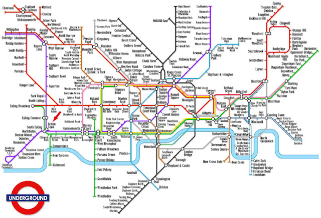Free Style 2.0: Mapa Metro De Londres