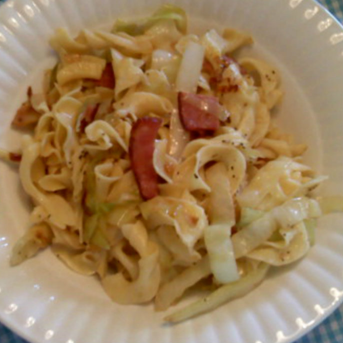 Under the Big Oak Tree Polish Cabbage Noodles An Easy and Frugal Meal