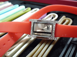 Jam tangan  HERMES INTERCHENGE LILIT 15 TALI RUBBER