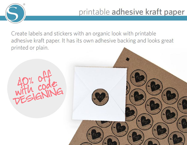 printable+adhesive+kraft+paper | 40% off Silhouette Accessories Promotion + New Products | 17 |