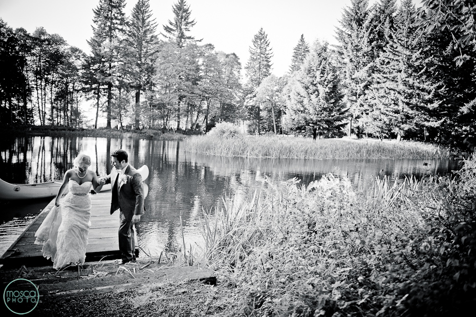 Bridal Veil Lakes wedding of Kris and Brian