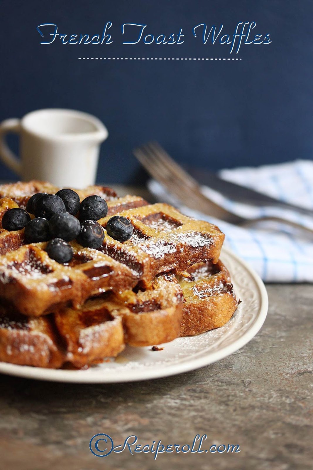 French Toast Waffles Waffles Made With Bread