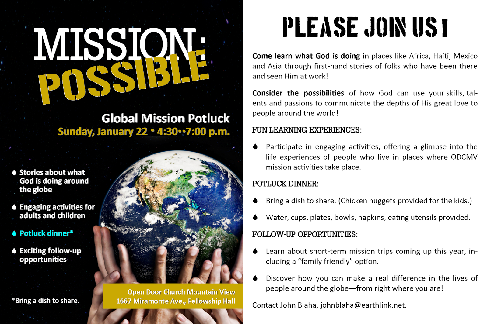 Lovejoy Graphics: Global Mission Potluck