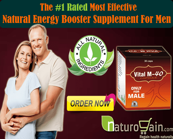Natural Energy Booster Supplement For Men 