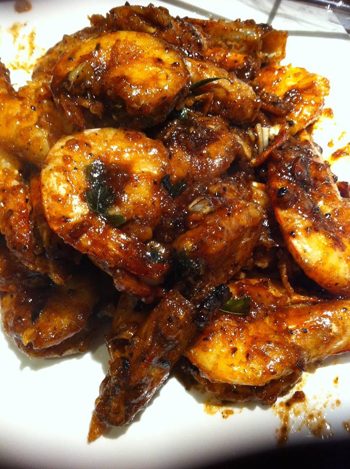 Busy Mum Cooking Black pepper prawn 黑椒虾