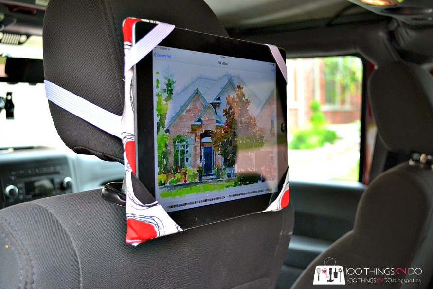 100 Things 2 Do Headrest iPad Holder DIY