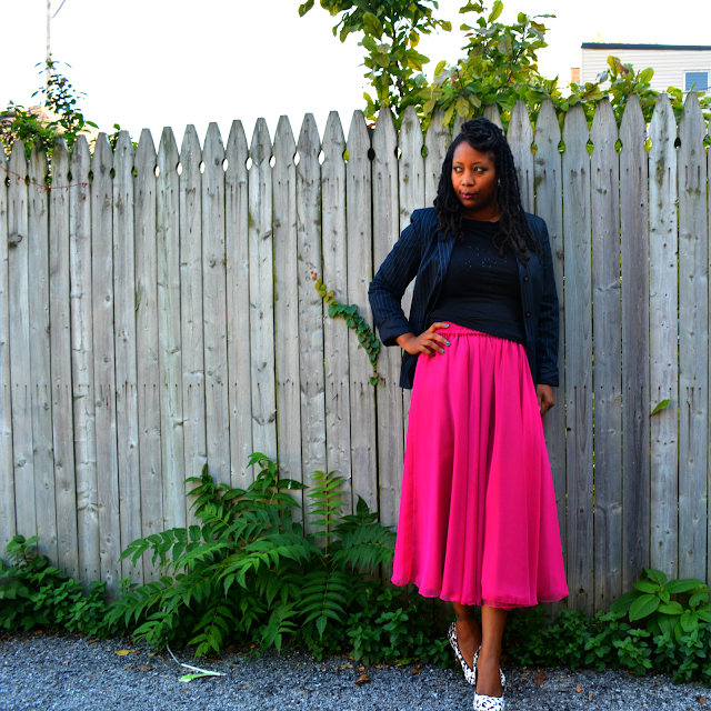 vintage chiffon pink skirt ideas