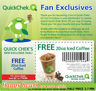 Free 20 oz Iced Coffee at Quick Chek