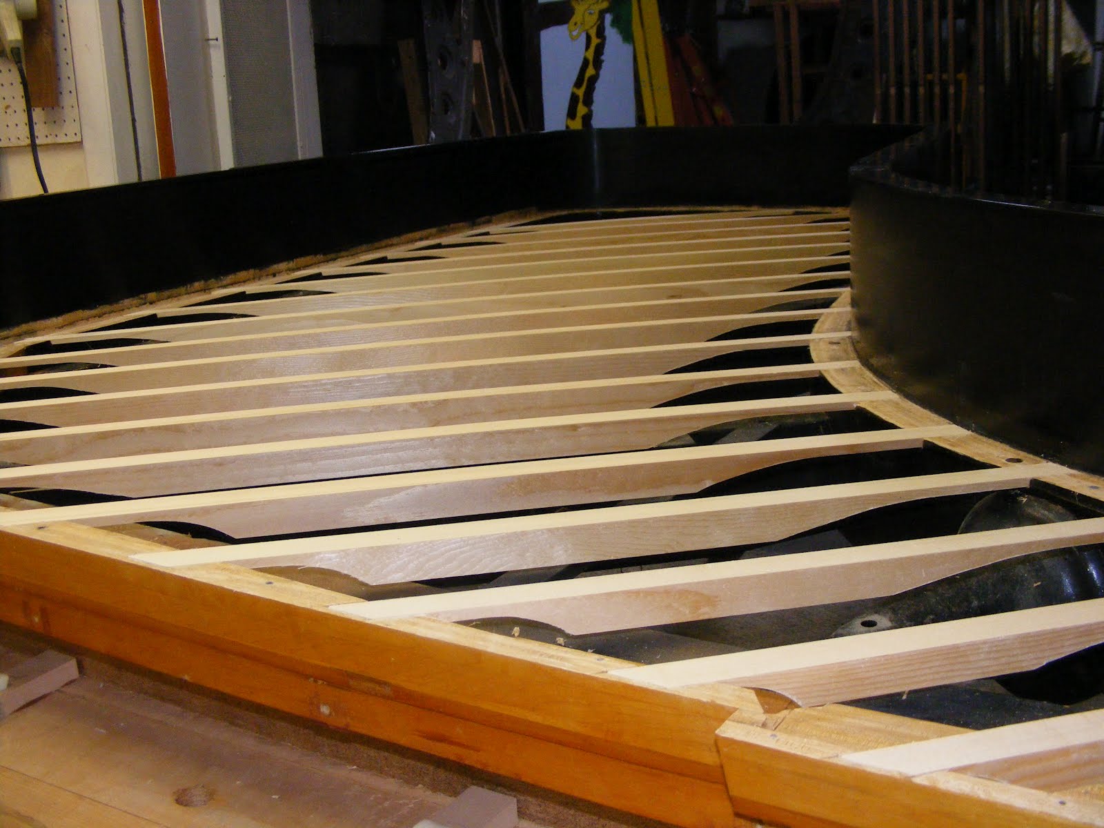 Hess Piano Co. Steinway D 411101 Soundboard Built