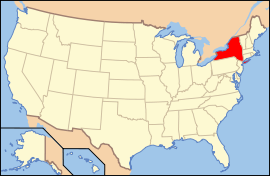 New York, USA Map